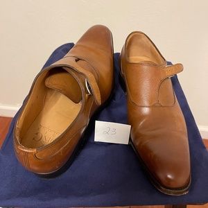 Used men brown shoes